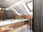gotowy projekt Dom w arachidach Wizualizacja łazienki (wizualizacja 3 widok 2)