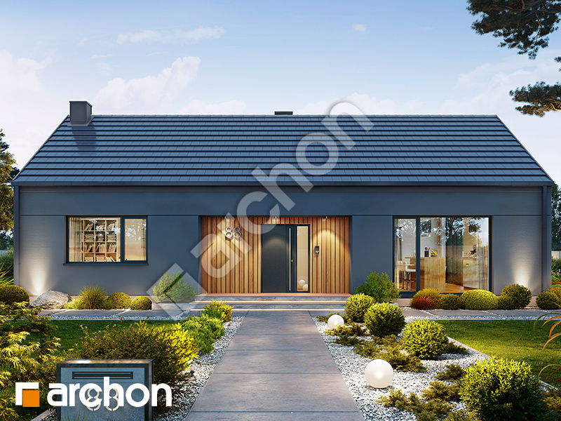 gotowy projekt Dom w bakopach (E) widok 2