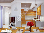 gotowy projekt Dom w wisteriach 2 (P) Wizualizacja kuchni 3 widok 1
