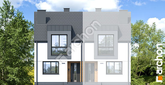 Elewacja frontowa projekt dom w bylicach 4 b 86bf0cd396a40292f444c5e2d63c364a  264