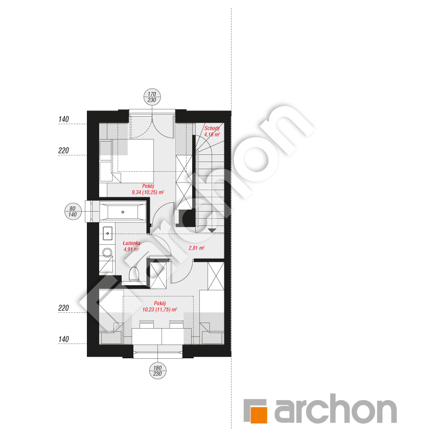 Projekt Domu Dom W Bylicach 4 (B) - ARCHON+