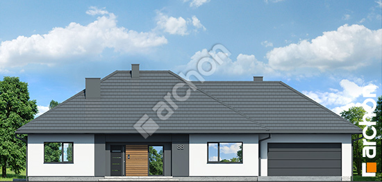 Elewacja frontowa projekt dom w litodorach g2 24345de52d8202095ffb4d5facfe26e8  264