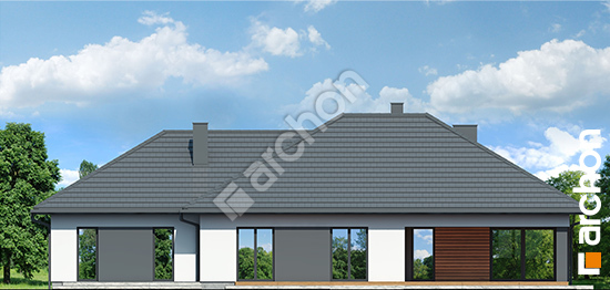 Elewacja ogrodowa projekt dom w litodorach g2 3131fb03280011bd1a9f74d7365b2fb1  267