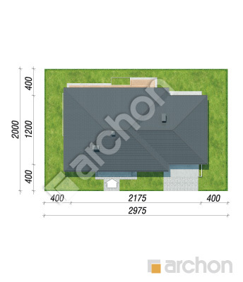 gotowy projekt Dom w litodorach (G2) sytuacja