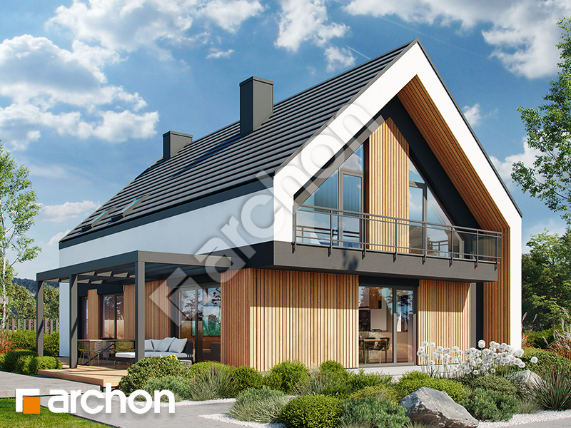gotowy projekt Dom w daliach 5 (GE) widok 2