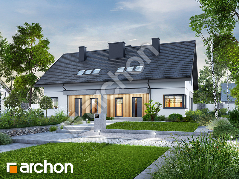 gotowy projekt Dom w krynkach 2 (R2) widok 2