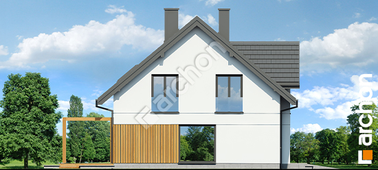 Elewacja boczna projekt dom w balsamowcach 24 g c90d2998f842111ef9616077f461d960  266