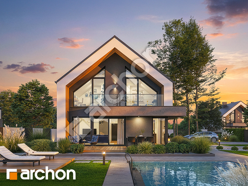 gotowy projekt Dom w wisteriach 19 