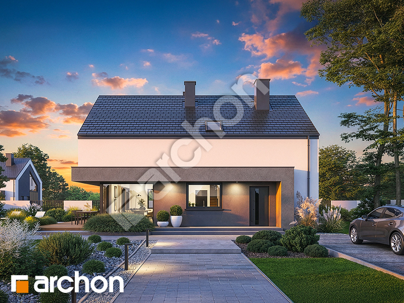 gotowy projekt Dom w wisteriach 19 widok 2