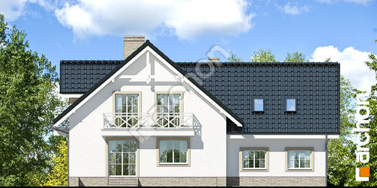 Elewacja ogrodowa projekt dom w rododendronach 17 g2p f38adbcf851738999de0a52982289134  267