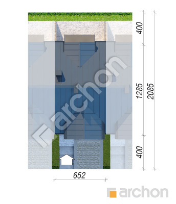 gotowy projekt Dom pod miłorzębem 16 (GS) sytuacja