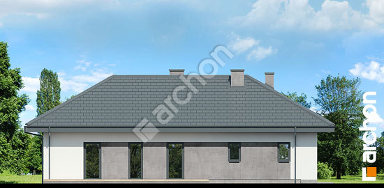 Elewacja boczna projekt dom w calandivach 818f1bb55934fc28fdb49b39b12b5c85  266