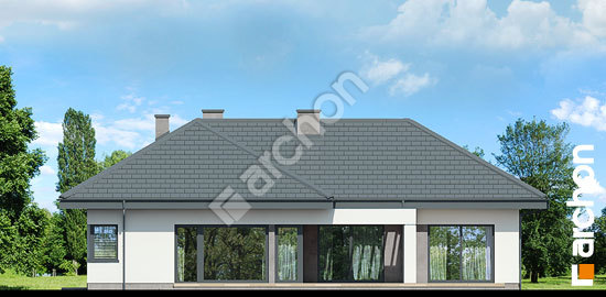 Elewacja boczna projekt dom w calandivach bf4d61c693af85a0e121b9949d82b52b  265
