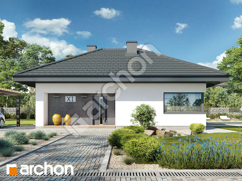gotowy projekt Dom w calandivach widok 1