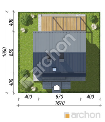 gotowy projekt Dom - Miniaturka 4 sytuacja