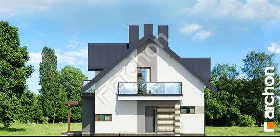 Elewacja frontowa projekt dom w rododendronach n ver 2 d4f46155018bc115ff01c534524f1449  264