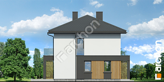 Elewacja boczna projekt willa maja 2 a77f0ac3b41a48c539cd96d44435a7ba  266