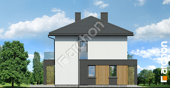 Elewacja boczna projekt willa maja 2 ef63322ea0ae62e4a59e2fb6a318faf7  266