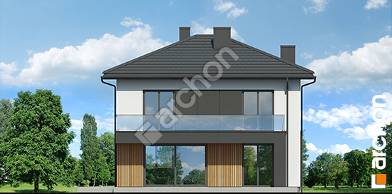 Elewacja ogrodowa projekt willa maja 2 0610439c370fe2b629bc3e7082616bc3  267