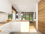 gotowy projekt Dom w rododendronach 26 (G2) Wizualizacja kuchni 1 widok 3