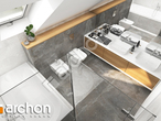 gotowy projekt Dom w rododendronach 26 (G2) Wizualizacja łazienki (wizualizacja 3 widok 5)