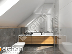 gotowy projekt Dom w rododendronach 26 (G2) Wizualizacja łazienki (wizualizacja 3 widok 3)
