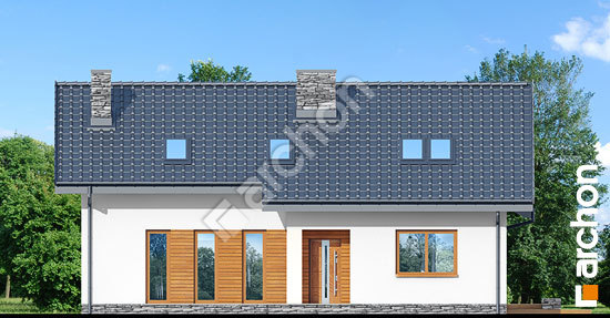 Elewacja frontowa projekt dom w pierwiosnkach w 3bfe1b9154678647862c10be8a6ca13f  264