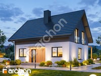 gotowy projekt Dom w zielistkach 34 widok 1