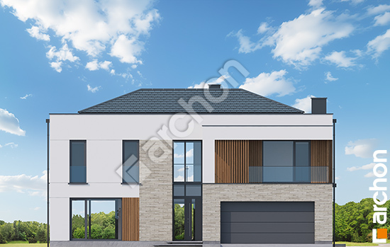 Elewacja frontowa projekt willa sara g2e 258a1af07d8eced2cda7abdff34f5474  264