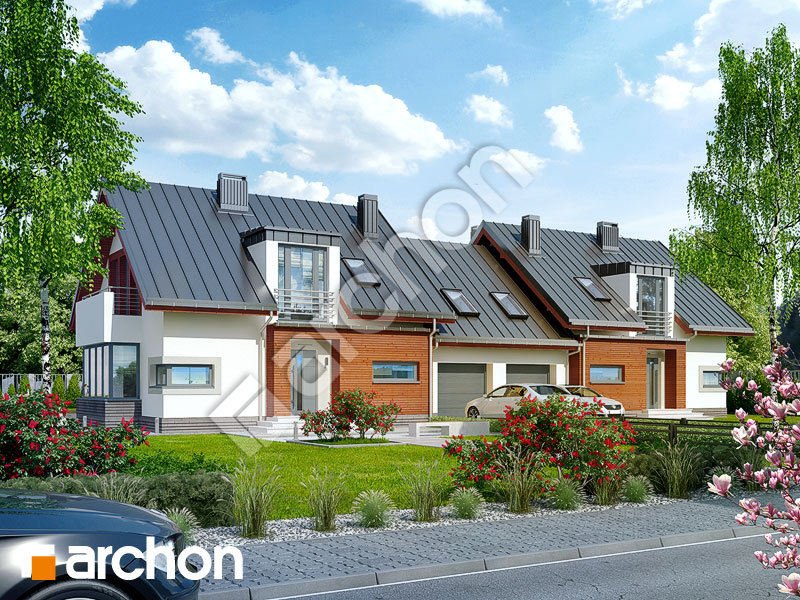 gotowy projekt Dom w kardamonie 2 (R2) widok 1