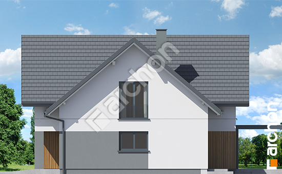 Elewacja boczna projekt dom w passiflorze 2 e c22a02d9facd6c789b5c80a47b3c77ae  265