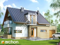 gotowy projekt Dom w kardamonie widok 1