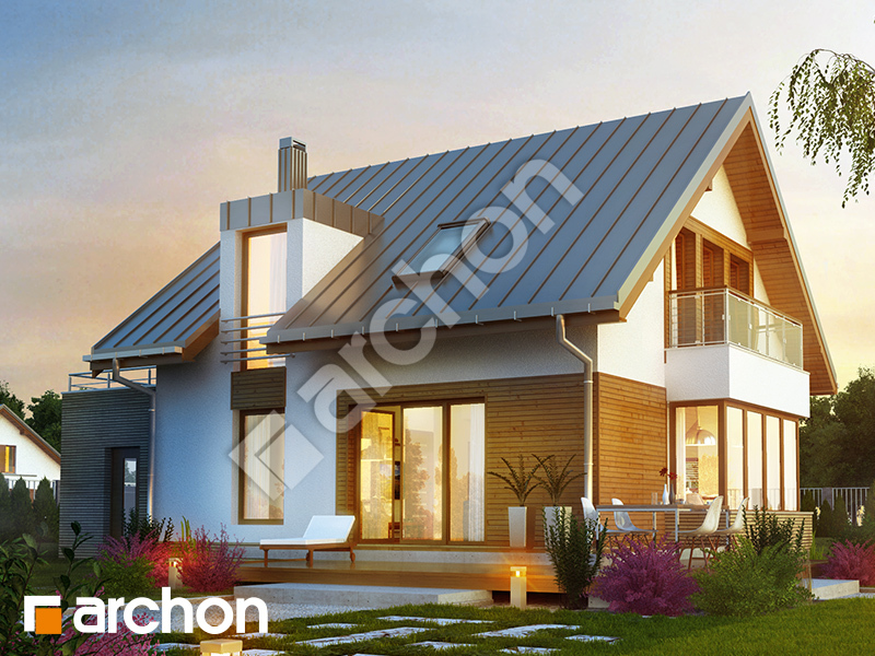 gotowy projekt Dom w kardamonie widok 2