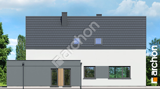 Elewacja boczna projekt dom w miletiach ge 6269cfb9007c8ea2cb3affd52628b752  265