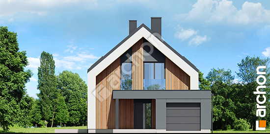 Elewacja frontowa projekt dom w miletiach ge 72652879cfff60d7fc15ab6664b3f5b9  264