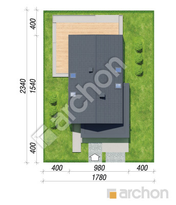 gotowy projekt Dom w miletiach (GE) sytuacja