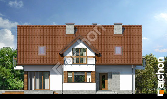Elewacja frontowa projekt dom w majeranku 2 n ver 2 202985d39a1083fcd193c261288fbf03  264