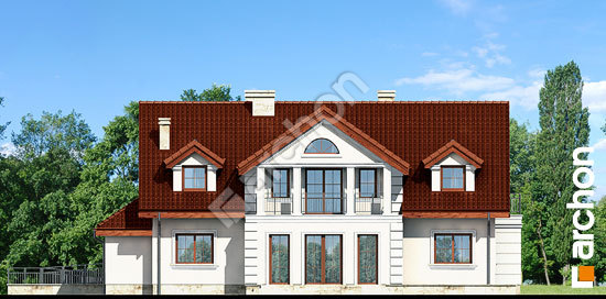 Elewacja ogrodowa projekt dom pod klonem p 7b88d431977c35d8e7fb55e52beaddd2  267
