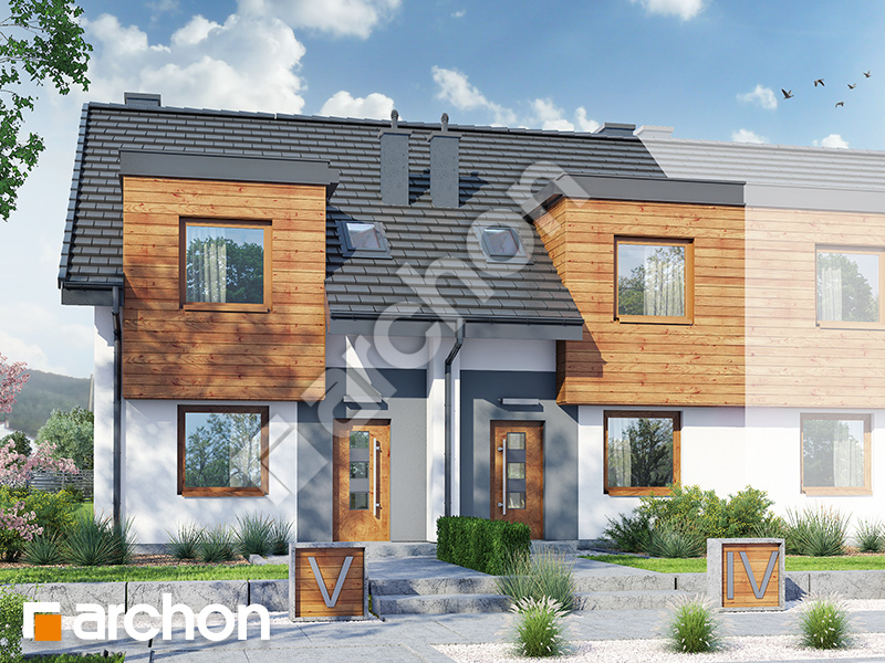 gotowy projekt Dom pod miłorzębem 10 (R2B) 