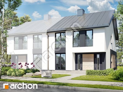 gotowy projekt Dom w bratkach 5 (R2BA) 