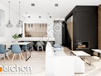 gotowy projekt Dom w riveach 2 (R2) Strefa dzienna (wizualizacja 1 widok 2)