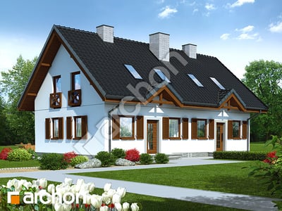 gotowy projekt Dom w borówkach (R2) 