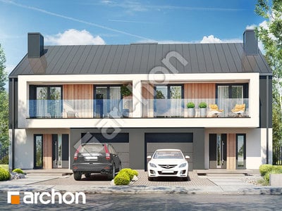 Projekty Domów Dla Dwóch Rodzin Archon