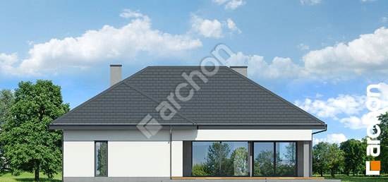 Elewacja ogrodowa projekt dom w przebisniegach 10 g2 31546a869c274983505d762f8e2f3a73  267