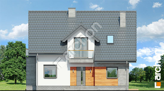 Elewacja frontowa projekt dom w filodendronach 3 6f6e01ce10137a6394dce8ad3cb5b173  264