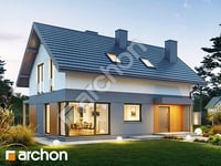 gotowy projekt Dom w wisteriach 25 widok 1
