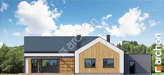 Elewacja ogrodowa projekt dom w bergeniach 5 ge 9037ff30ee243ed5895441e8fc637627  267