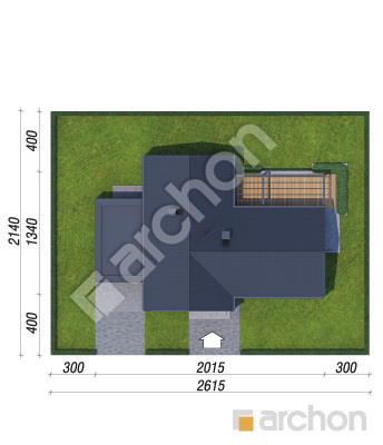 gotowy projekt Dom w bergeniach 5 (GE) sytuacja