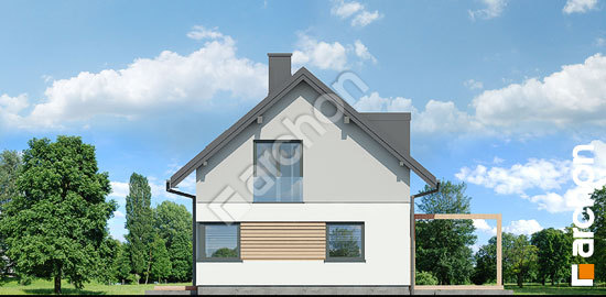 Elewacja boczna projekt dom w brusznicach c607e6f0ba7951200ec667b148f76a0a  265
