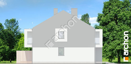 Elewacja boczna projekt dom w klematisach 28 b 6a5752c7c59656b03f6796f0db0eff72  266